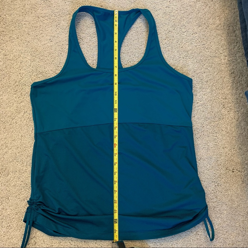 Fabletics Teal Racer Back Tank Active Top L/XL - Picture 7 of 7